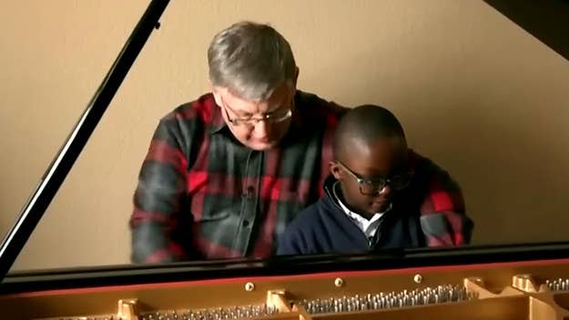 11-year-old Autistic boy Jude Kofie was recently surprised with a $15,000 grand piano that was gifted to him by a stranger who heard him play.