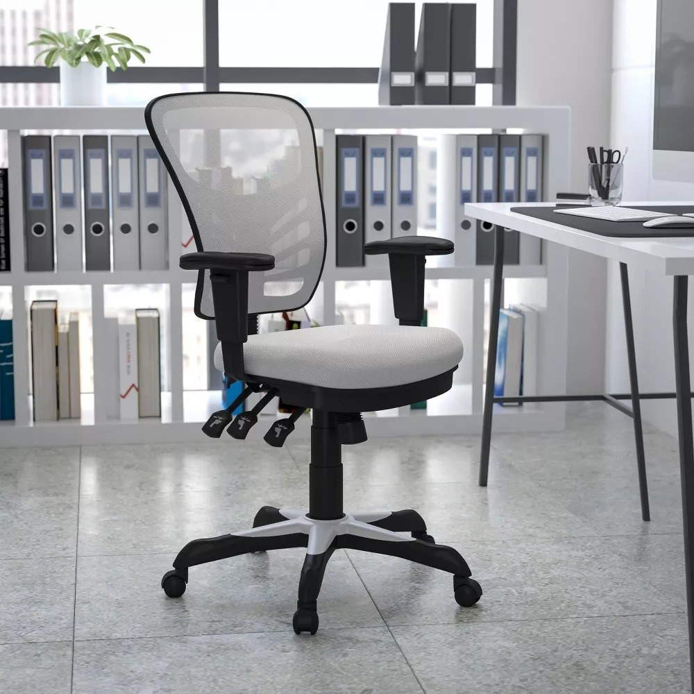 the white office chair