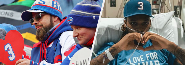 See Buffalo Bills Honor Damar Hamlin With Ceremony, Opening