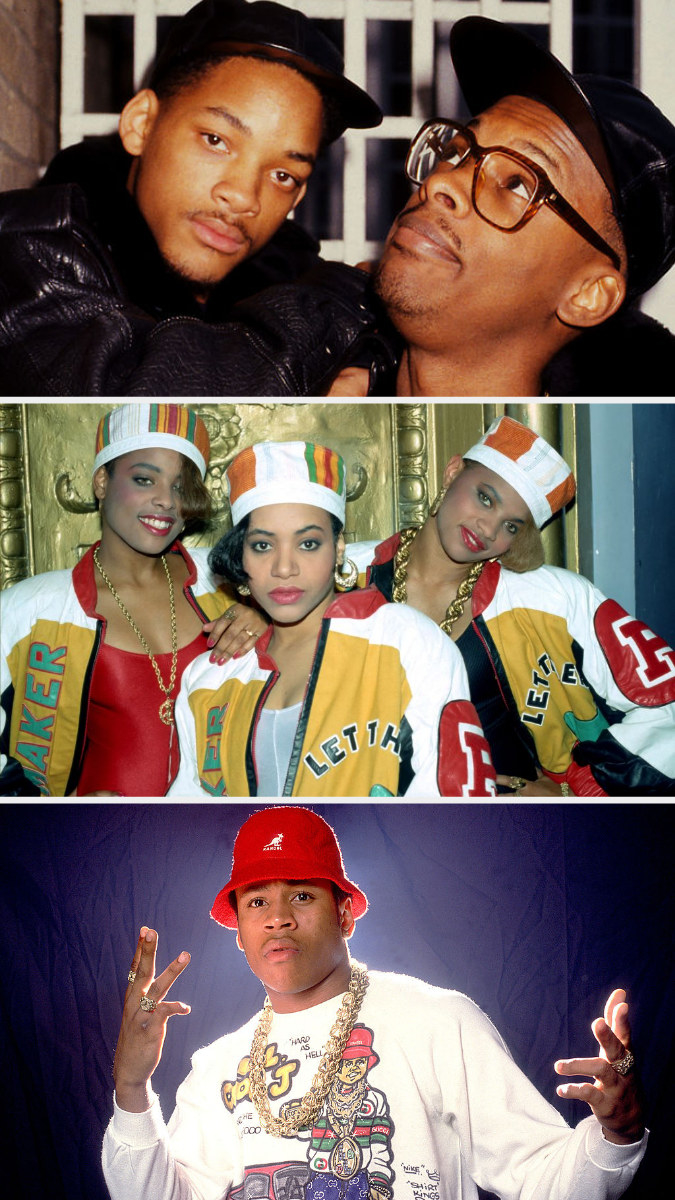 Smith and Jazzy Jeff in late &#x27;80s; Salt-N-Pepa in the late &#x27;80s; LL Cool J in the late &#x27;80s