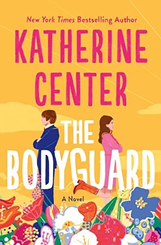 cover for &quot;The Bodyguard&quot; which is two drawn people, one man and one woman, standing facing away from each other with arms crossed