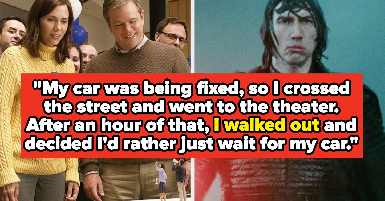 22 Movies That People Walked Out Of, With Their Reasons Ranging From "Too Bad" To "Too Scary"