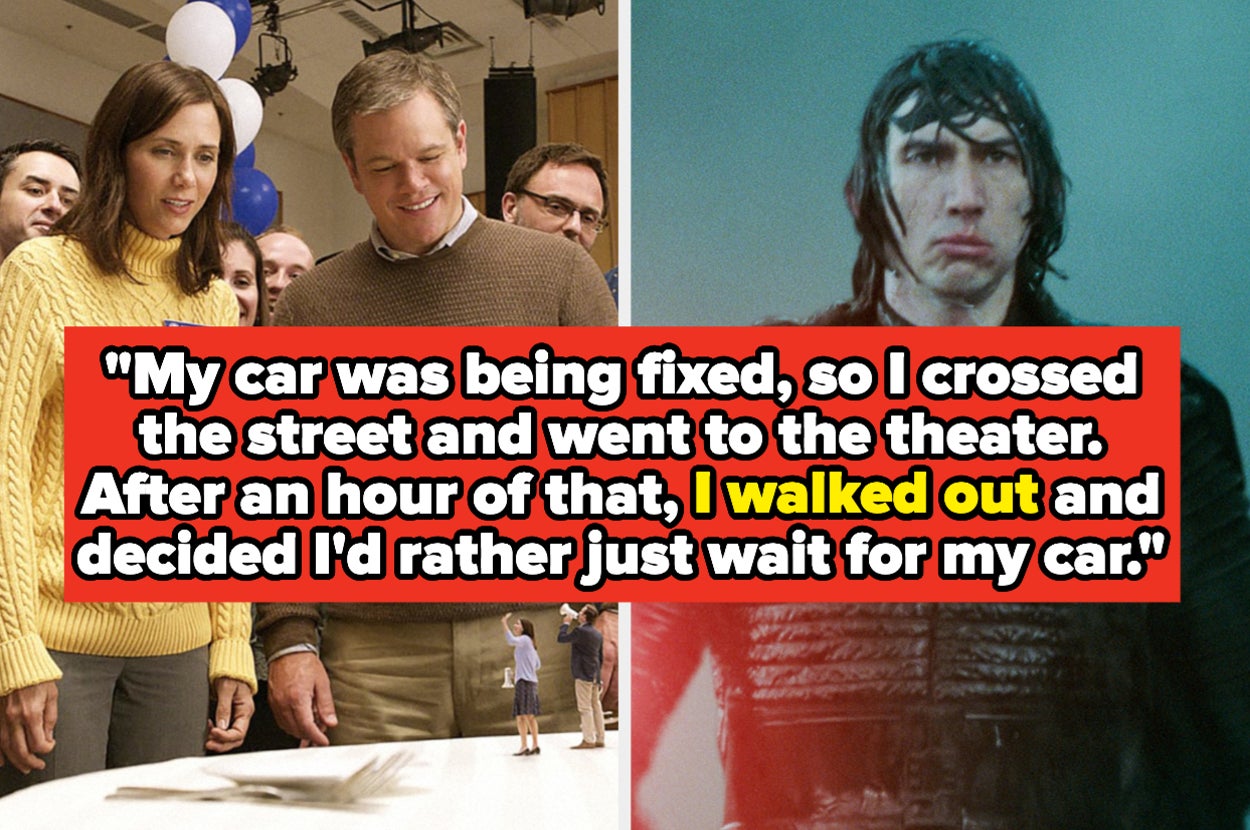 22 Movies That People Walked Out Of, With Their Reasons Ranging From "Too Bad" To "Too Scary"