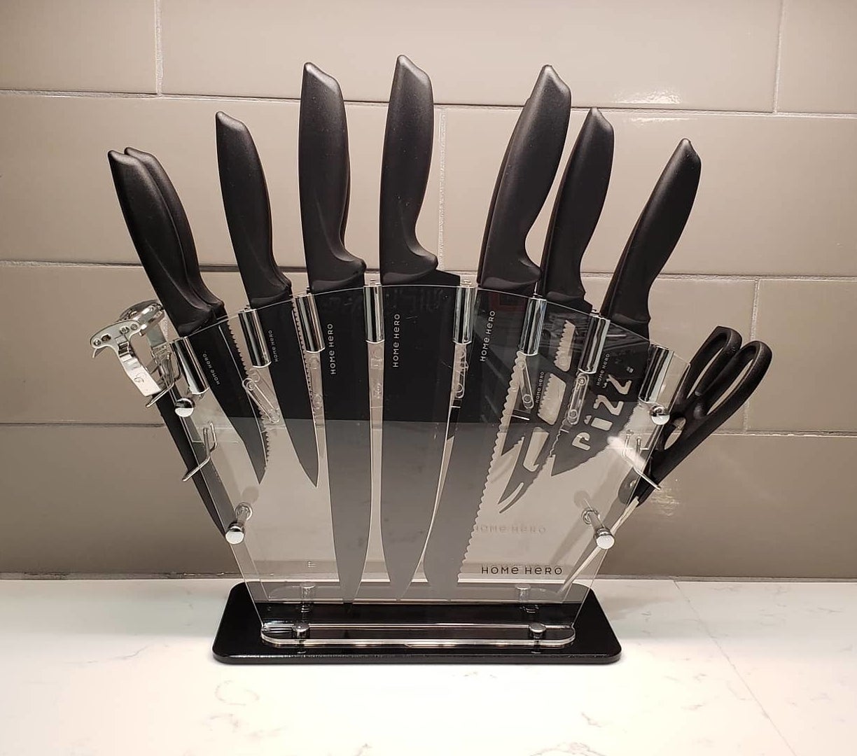the set of black knives