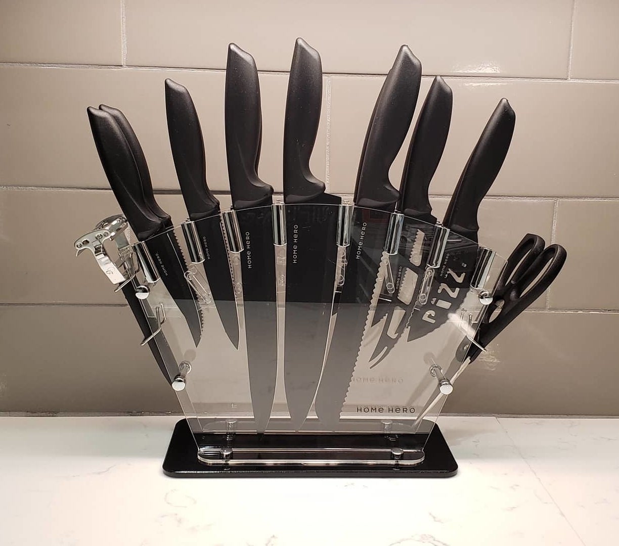 the set of black knives