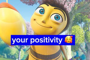 animated bee from "bee movie"