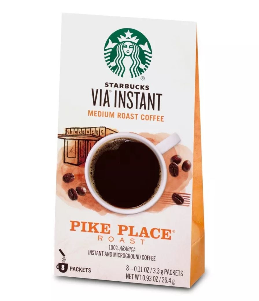 Starbucks instant coffee packs