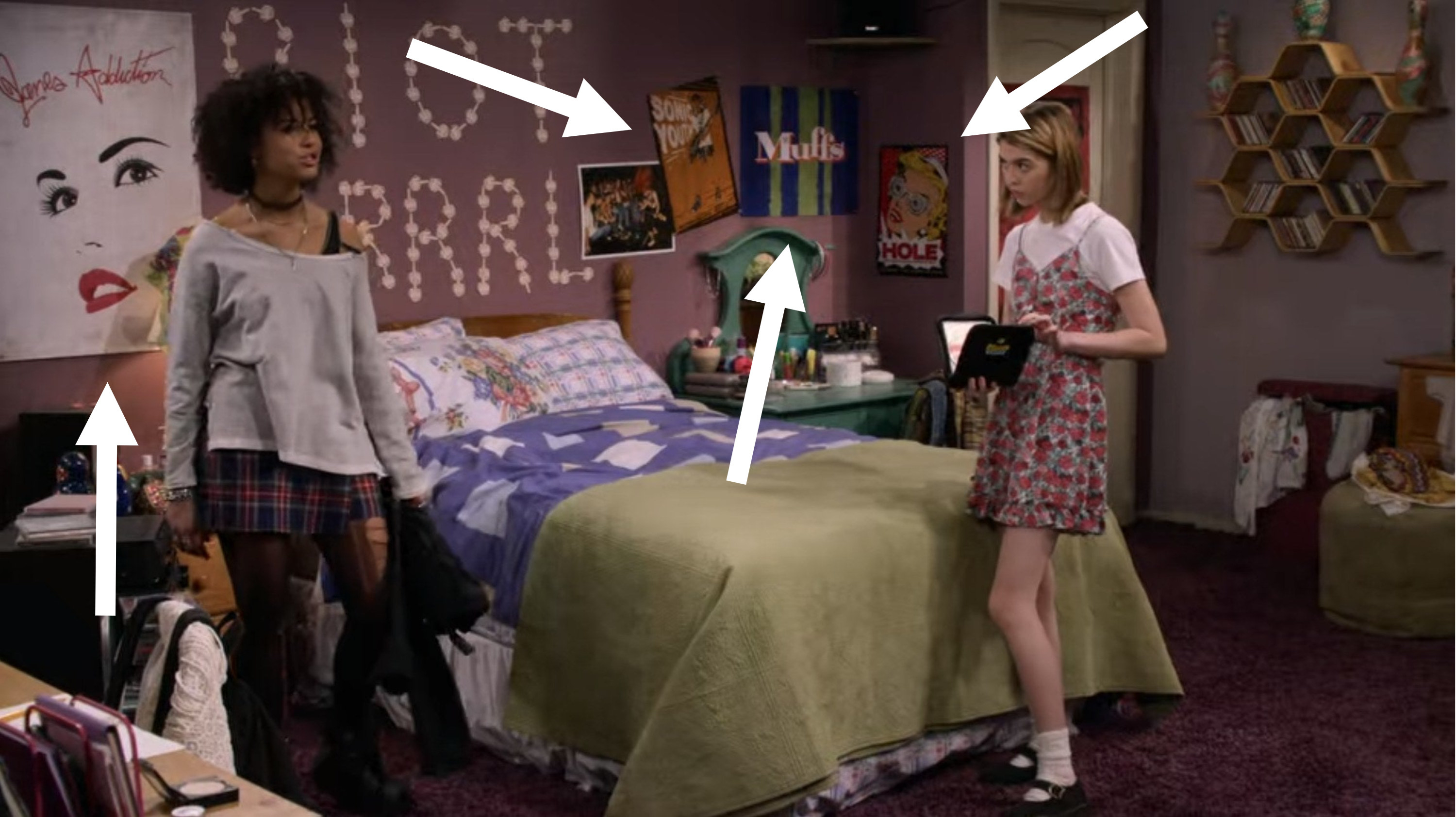 gwen&#x27;s bedroom on that 90s show