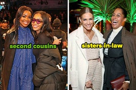 Gabrielle Union and Saweetie are second cousins, and Tracee Ellis Ross and Ashlee Simpson are sisters-in-law
