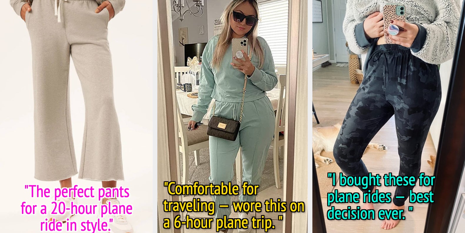 Pyjamas on a plane aren't a 'mess' – they're the perfect travel outfit, Fashion