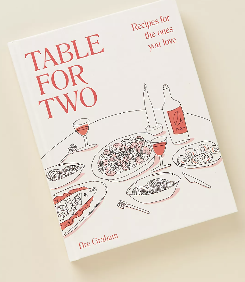 the cookbook on a table