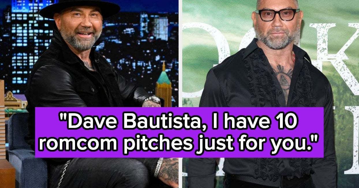 Dave Bautista Says He’s “Unattractive” To Be In Rom-Com