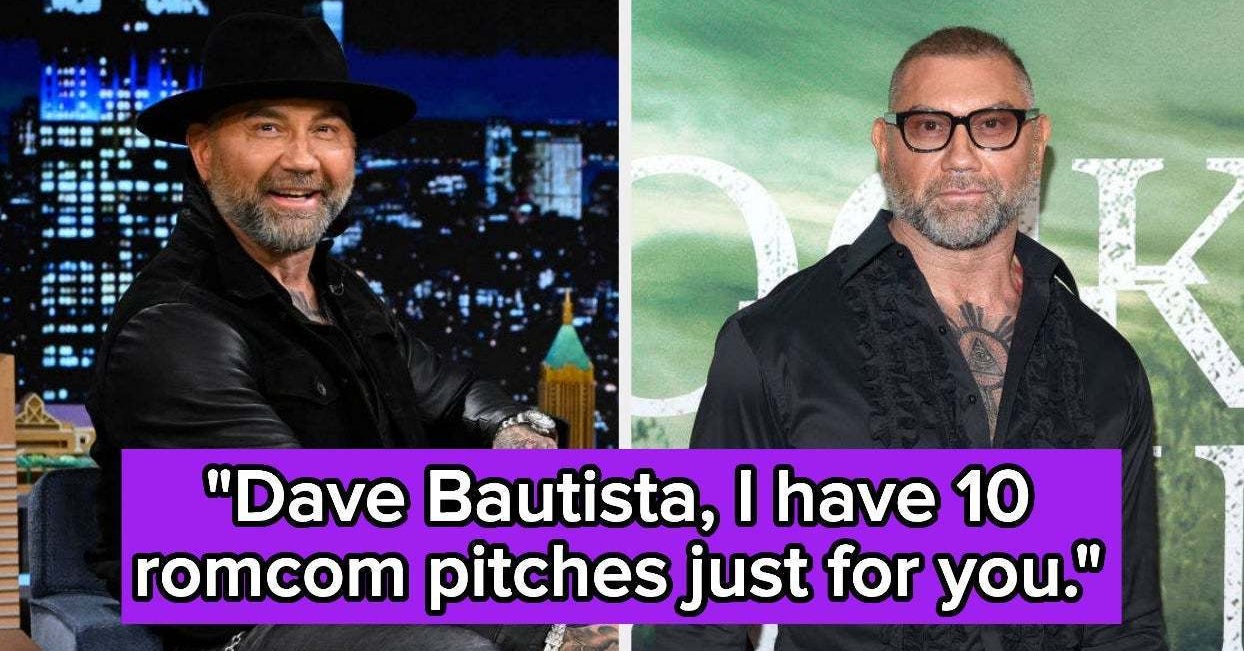 Dave Bautista wonders if he's too 'unattractive' for rom-coms