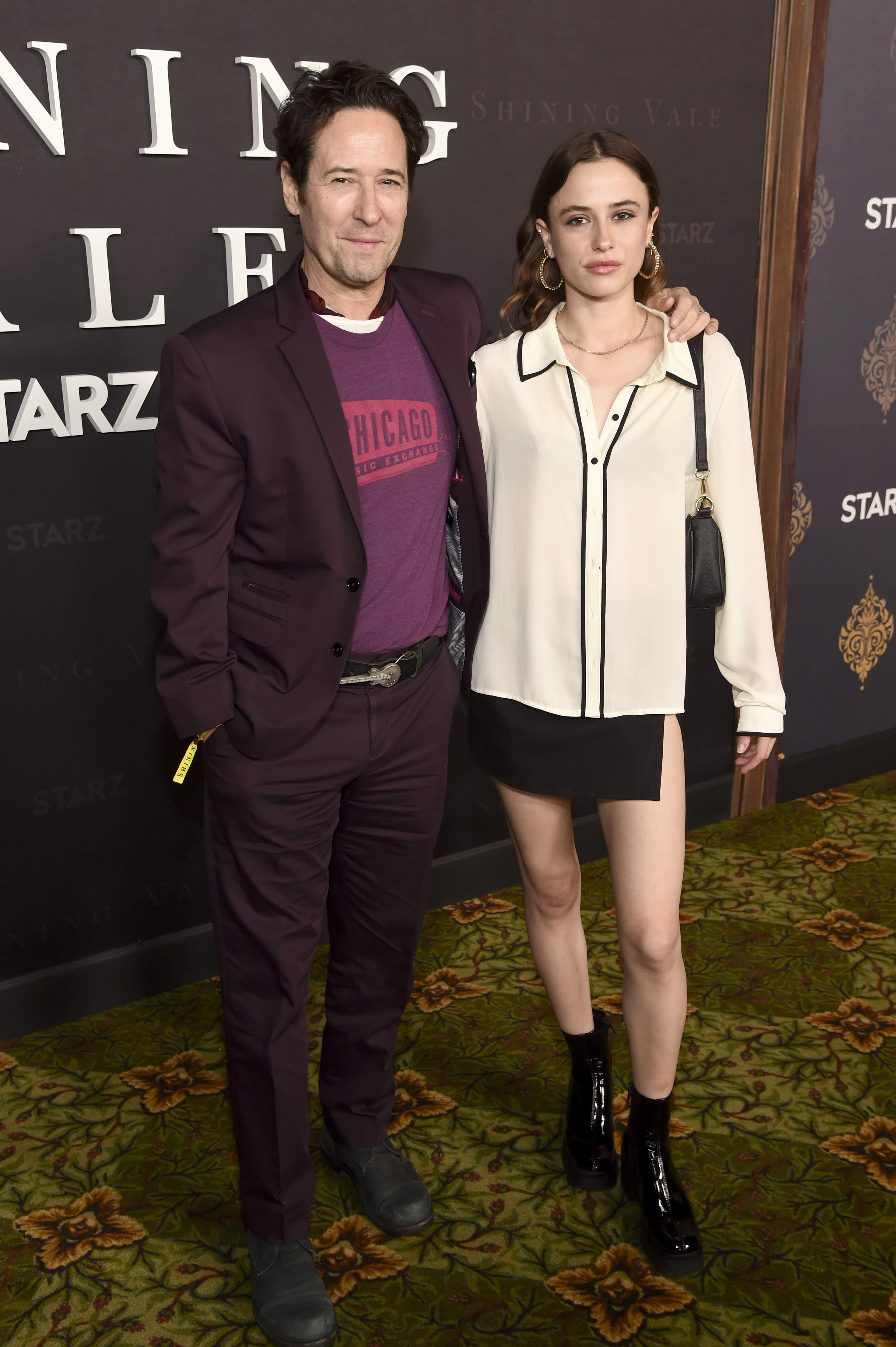 Rob Morrow and Tu Simone Ayer Morrow attend the &quot;Shining Vale&quot; Global Premiere Event And Screening on February 28, 2022 in Los Angeles, California