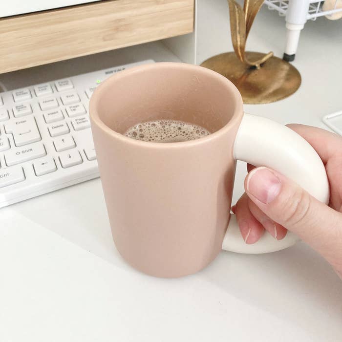 Francfranc(フランフラン)のオススメのマグカップ「ポッテ マグ ベージュ」