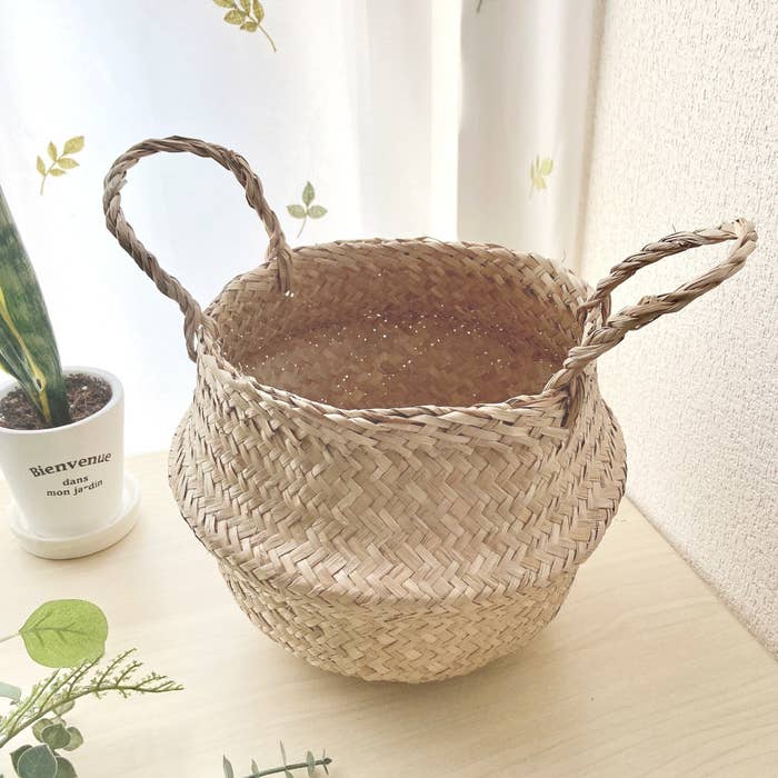 IKEA(イケア)のオススメの収納「KRALLIG クラッリグ バスケット, シーグラス(水草), 16cm」