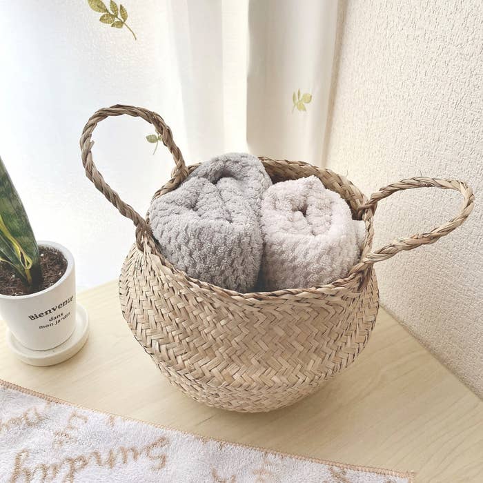 IKEA(イケア)のオススメの収納「KRALLIG クラッリグ バスケット, シーグラス(水草), 16cm」