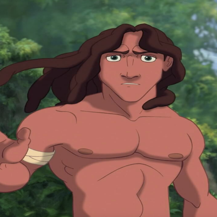 Tarzan in the jungle