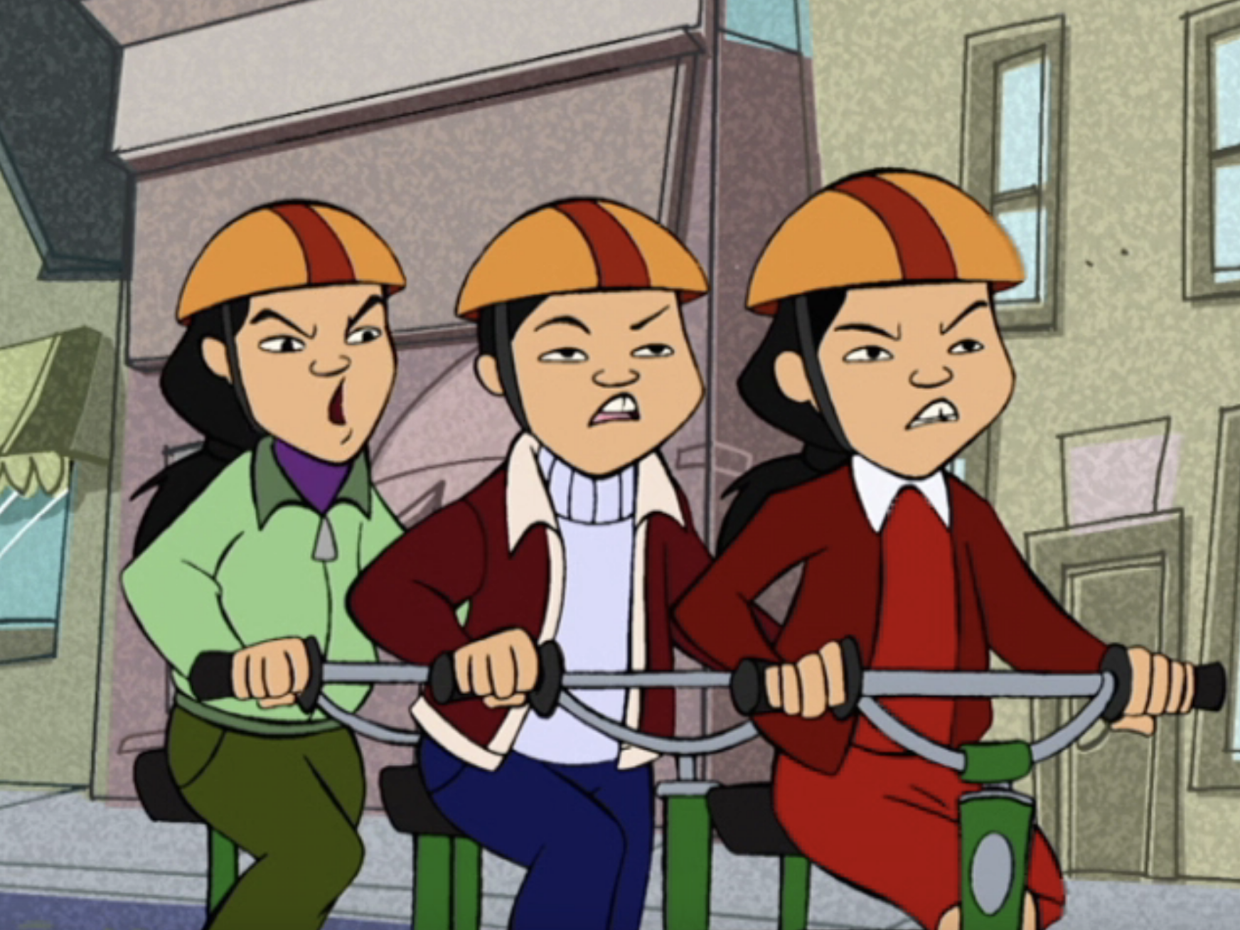 the Chang triplets in the original show