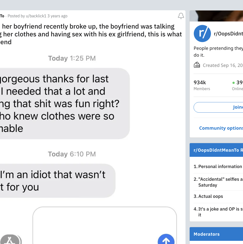 ex saying last night burning the clothes of his ex was fun and then apologizing after saying that message wasn&#x27;t meant for them