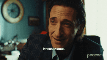 adrien brody saying it was insane on poker face