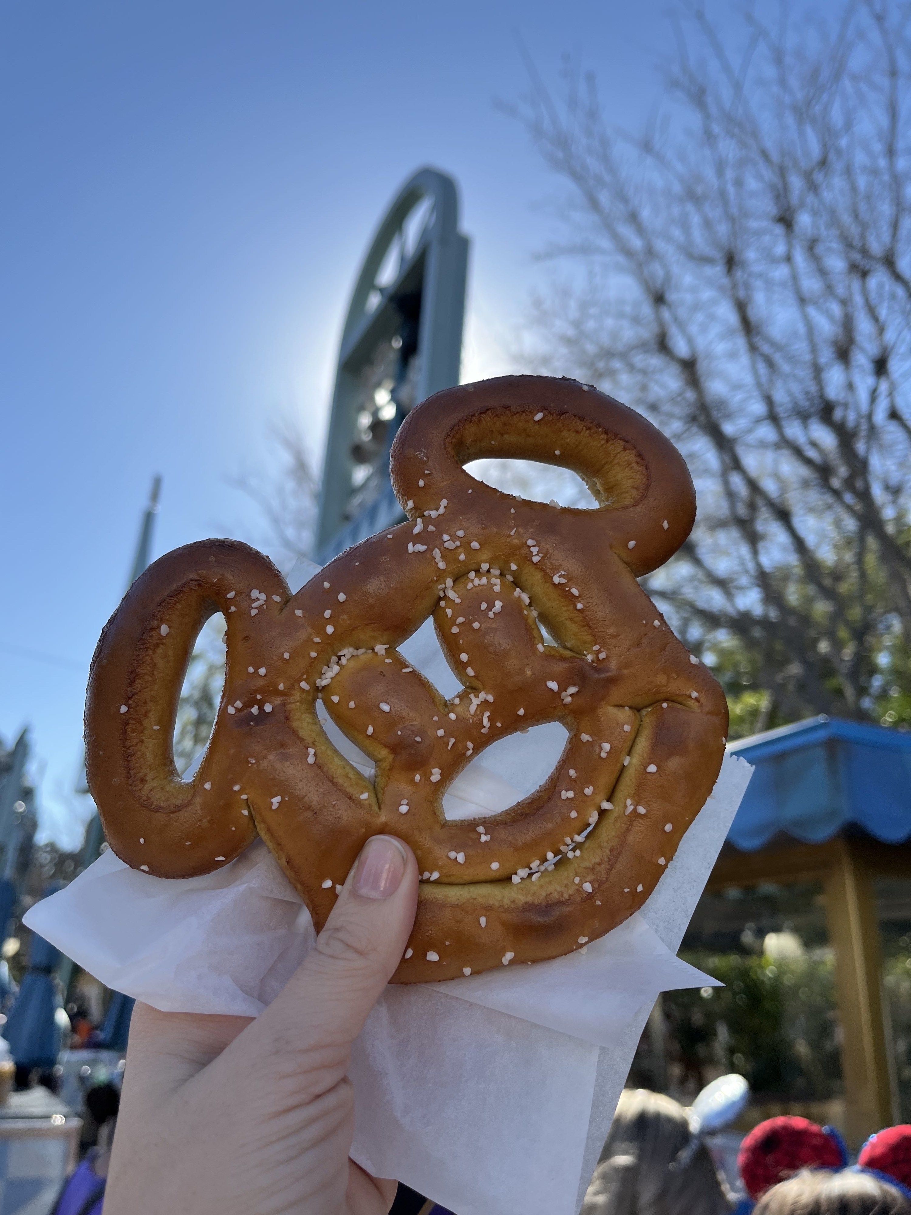 An image of a Mickey pretzel