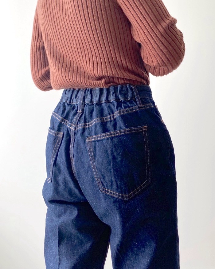 GLOBAL WORK（グローバルワーク）のオススメのパンツ「GOODデニムテーパードパンツ」