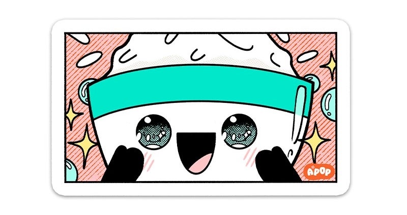 the smiley ricebowl sticker