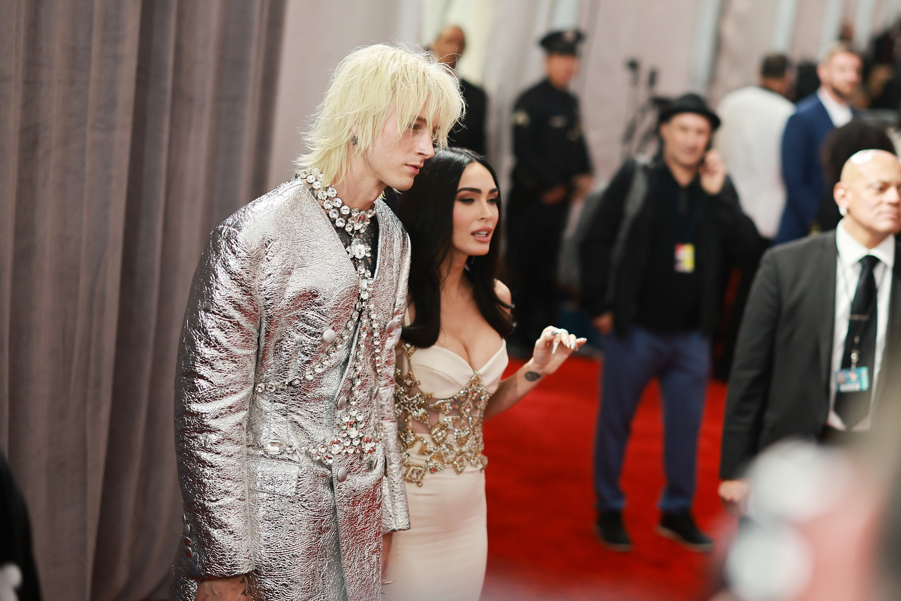 MGK and Megan on the red carpet
