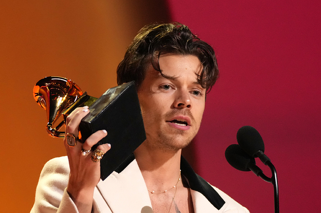 Harry Styles Seemed To Address The Controversy Around His "People Like Me" Grammys Speech