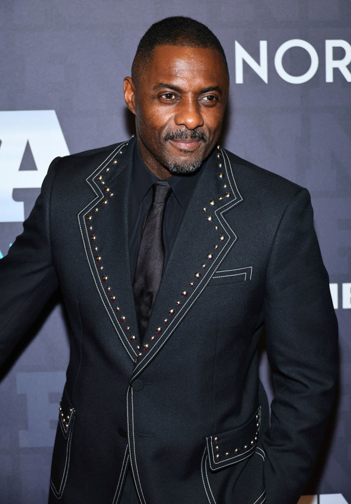 Idris in a suit