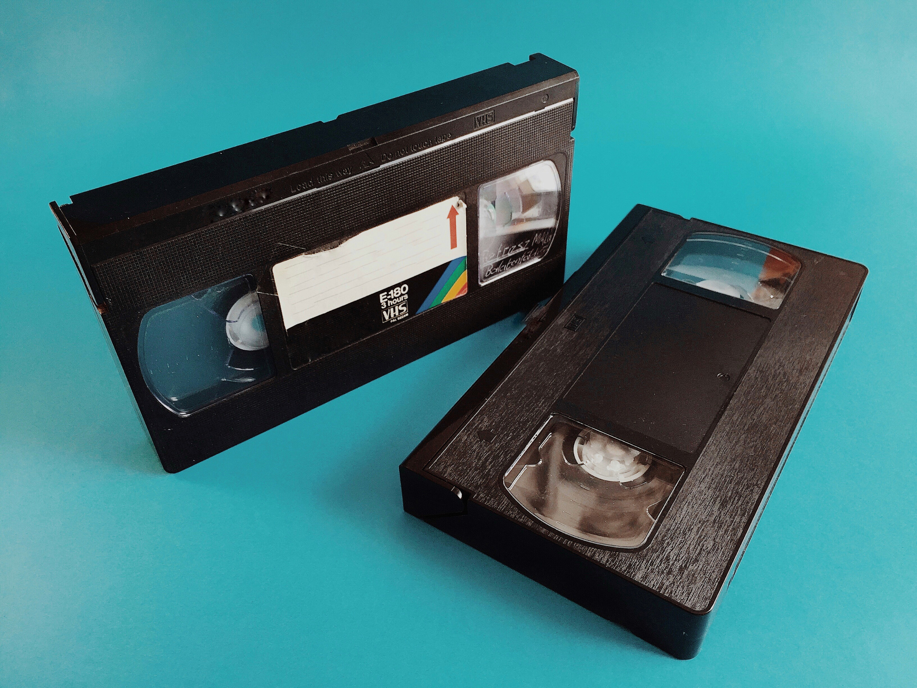 VHS videotapes