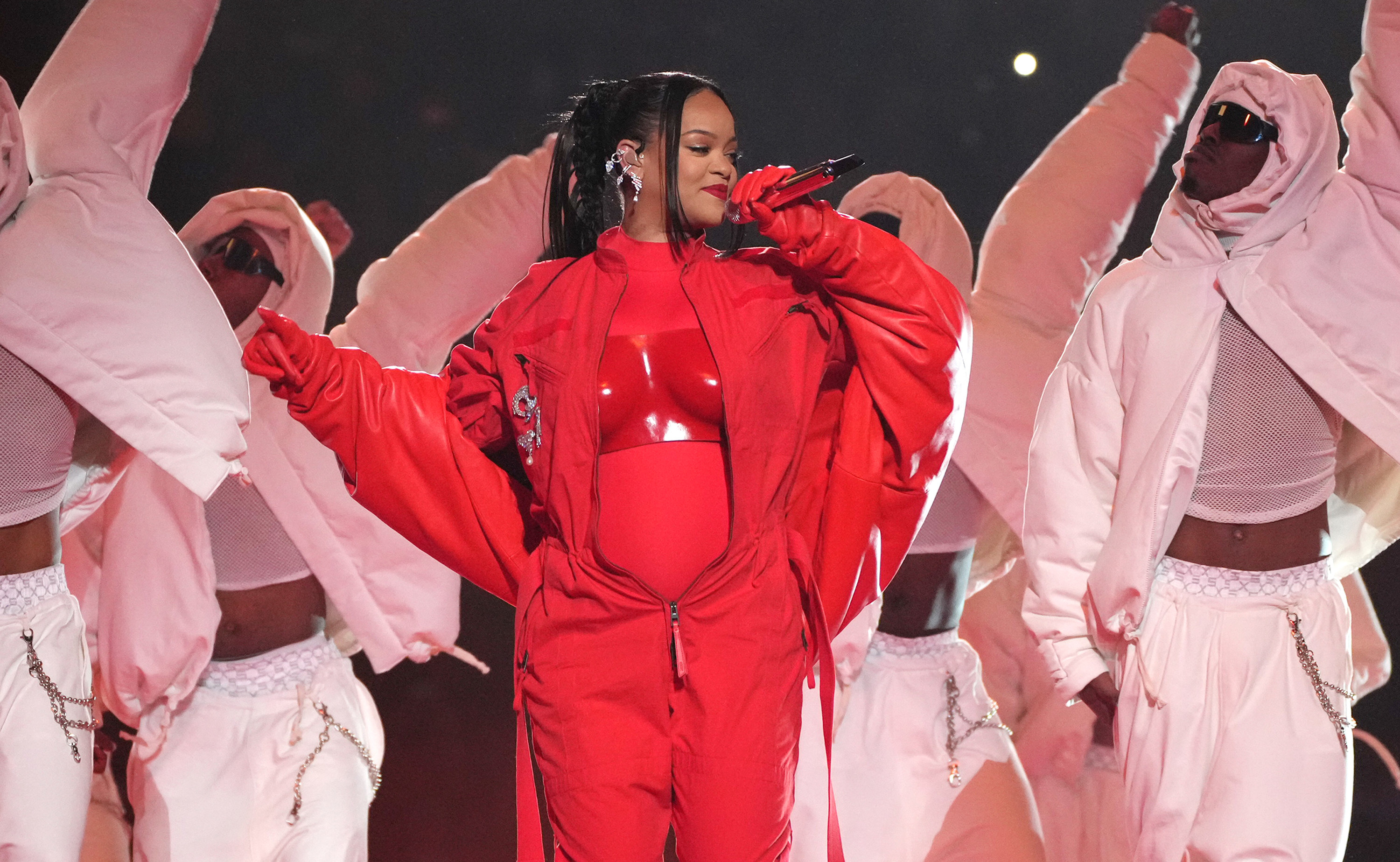 Watch A$AP Rocky Adorably Film Rihanna During Her Super Bowl Halftime Show