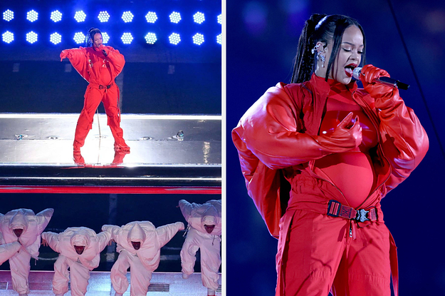 Pregnant Rihanna Returned To Stage For The Super Bowl Half Time And Reminded Us Of All Her Hits