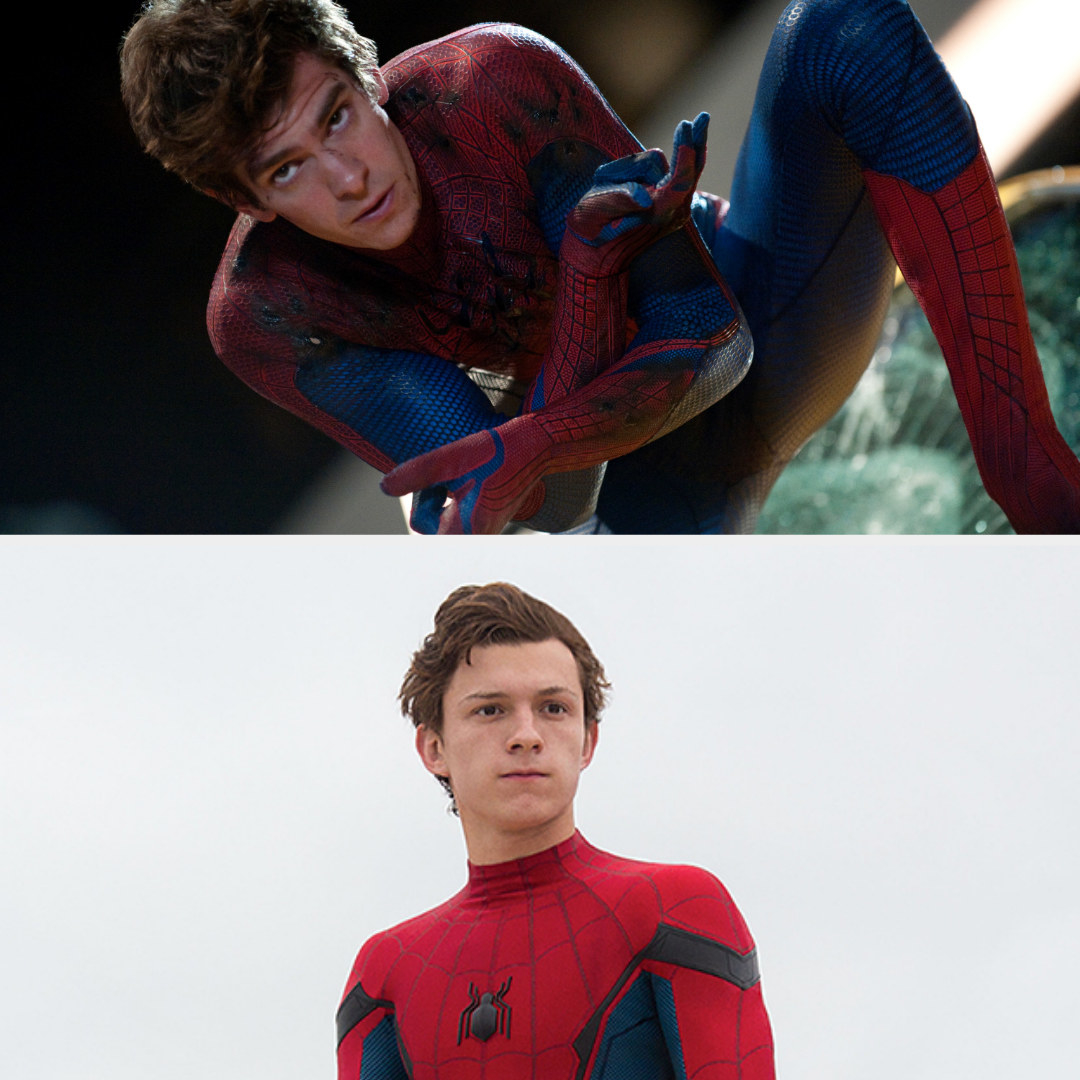 Andrew and Tom as Spider-Man