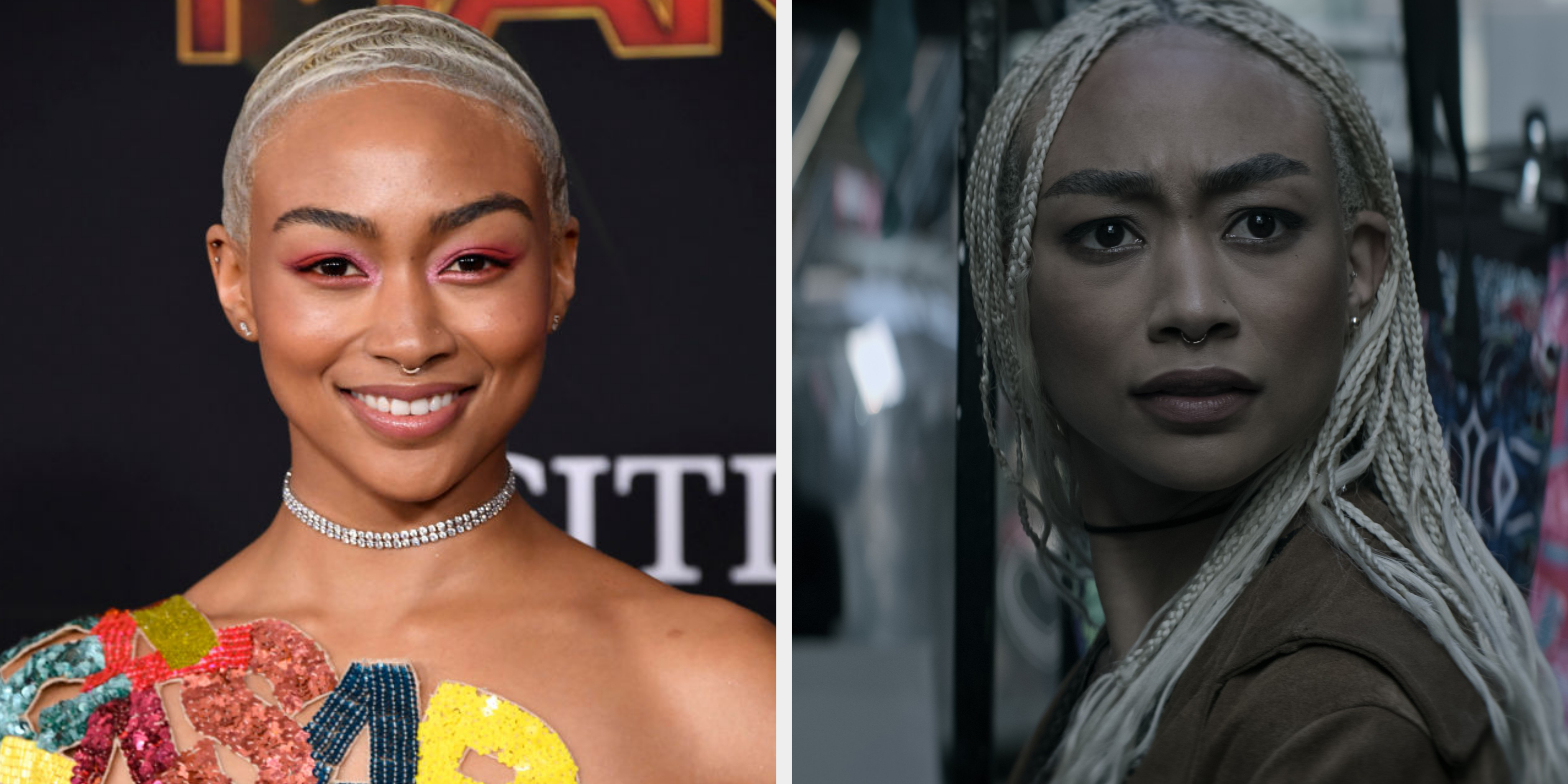 Tati Gabrielle attends the premiere of Netflix's 'Chilling Adventures