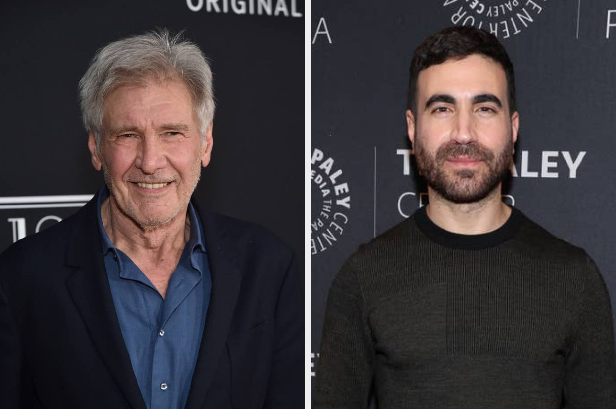 Harrison Ford attends the &quot;1923&quot; LA Premiere Screening &amp;amp; After Party on December 02, 2022 in Los Angeles, California, Brett Goldstein attends a screening of Apple Original&#x27;s &quot;Shrinking&quot; at The Paley Museum on January 24, 2023 in New York City