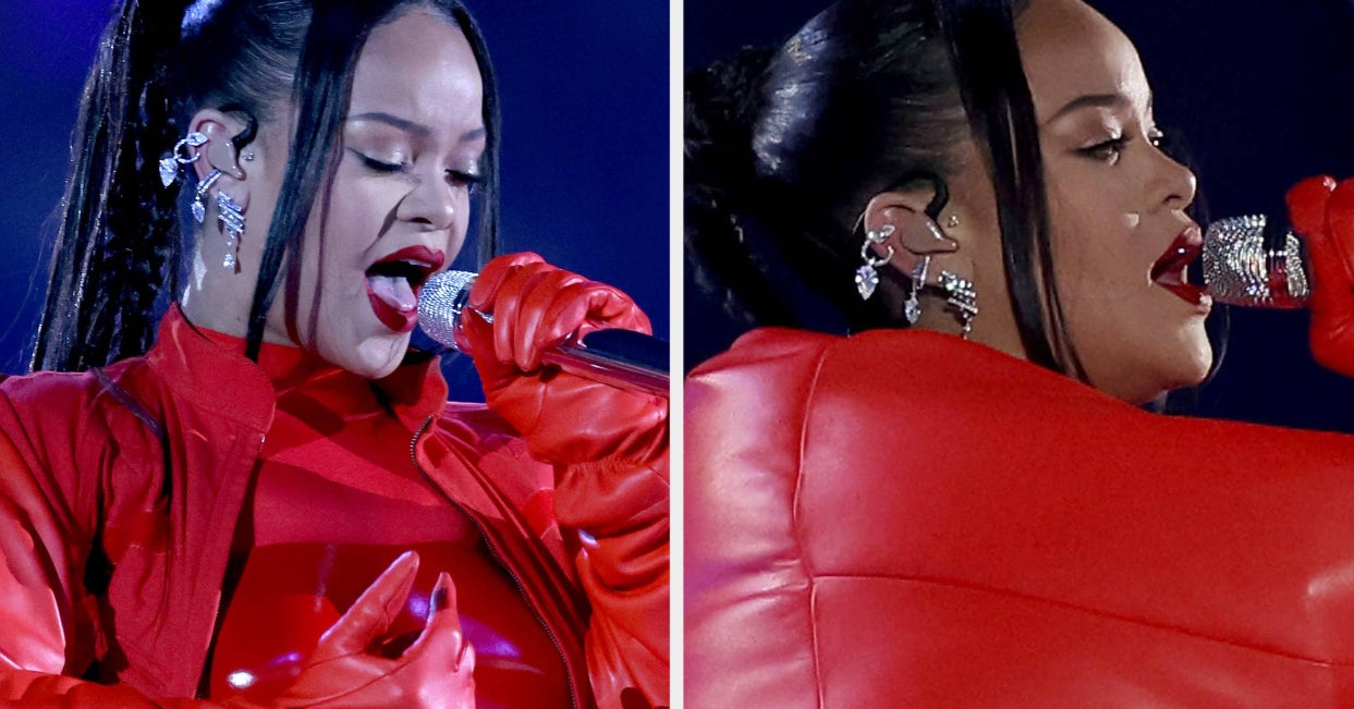 Rihanna Revealed That She’s Pregnant Again During Her Super Bowl LVII Halftime Show, And The Internet Loves It