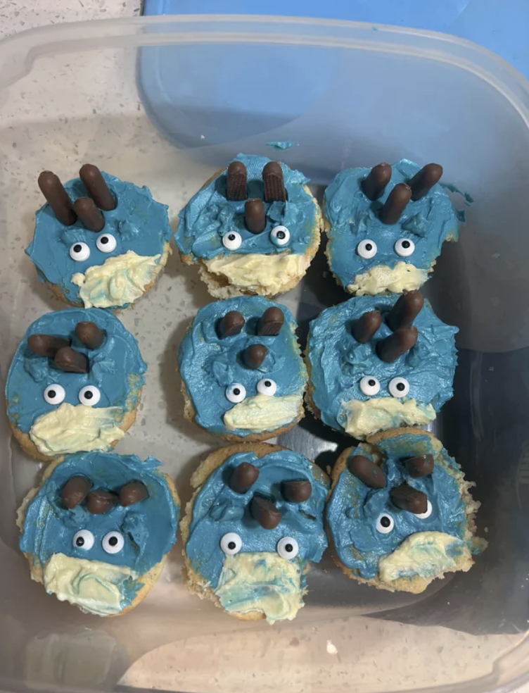 Scary cupcakes