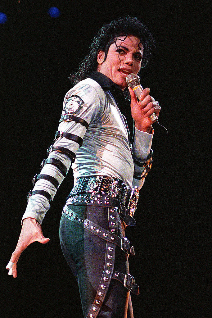 closeup of michael on stage