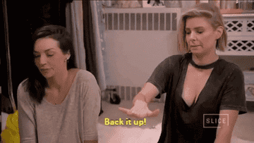 Scheana Shay and Ariana Madix using reverse signals in season six of &quot;Vanderpump Rules&quot;