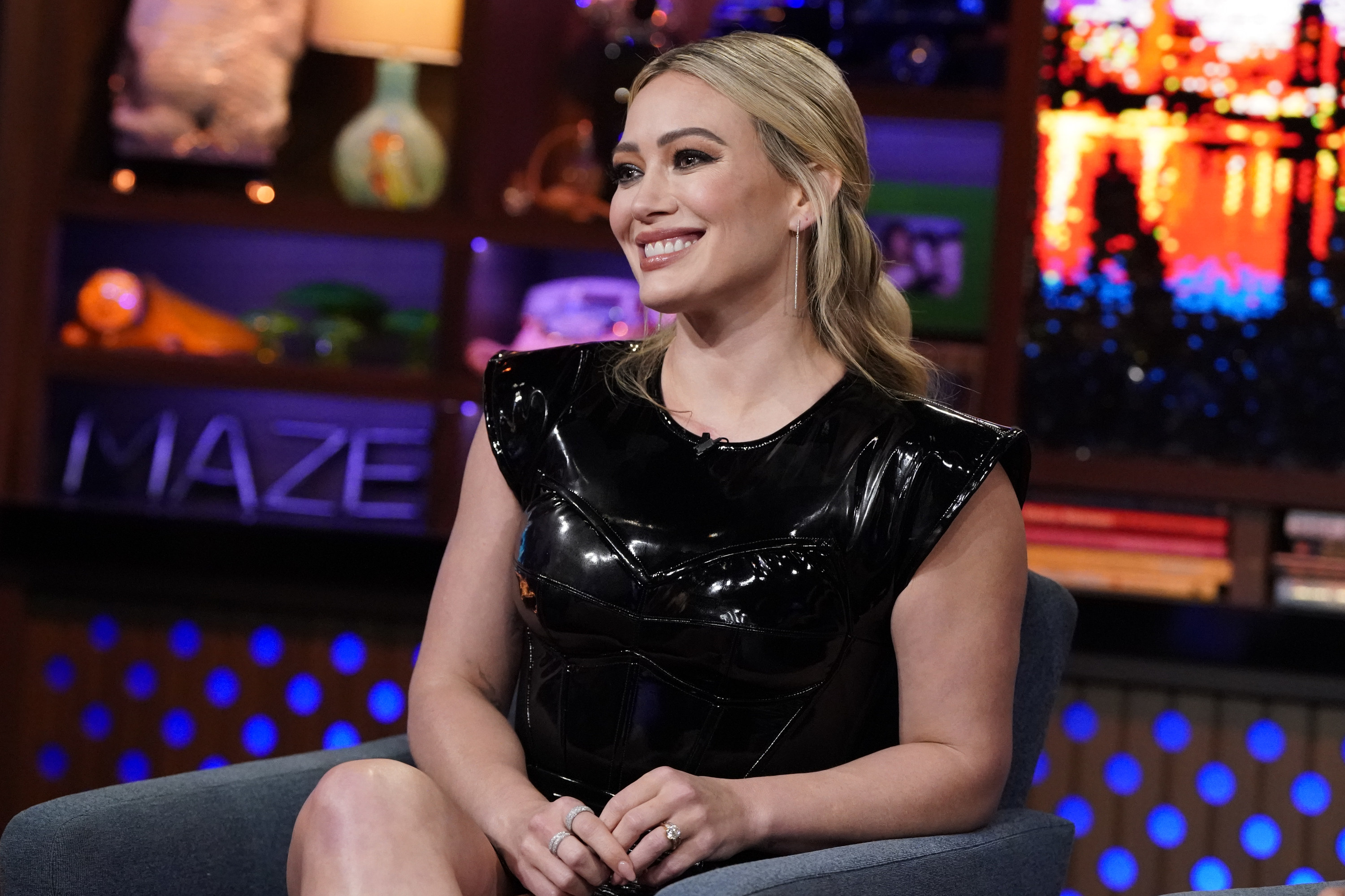 Hilary Duff on Watch What Happens Live with Andy Cohen