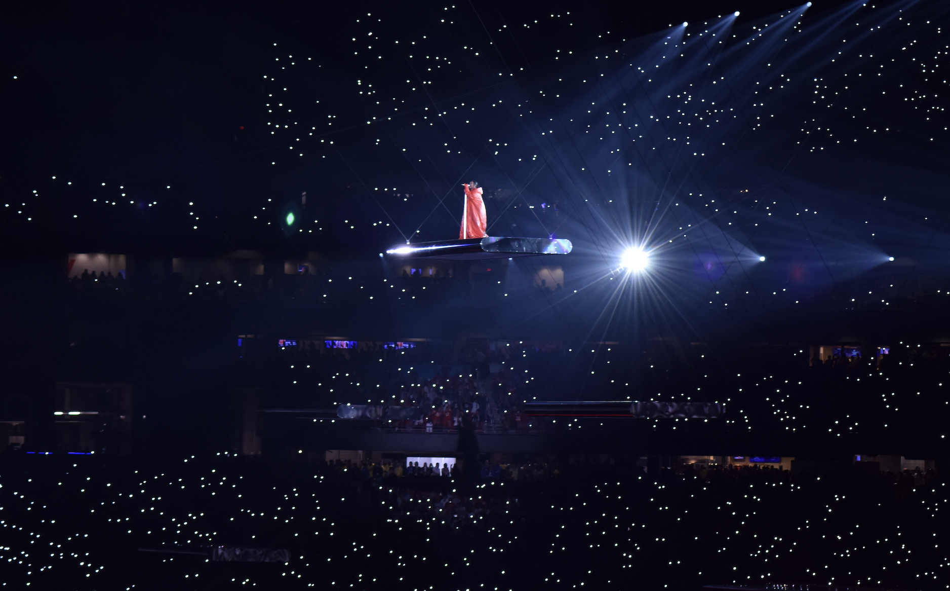 Rihanna's Super Bowl halftime show is rock-solid, although not spectacular