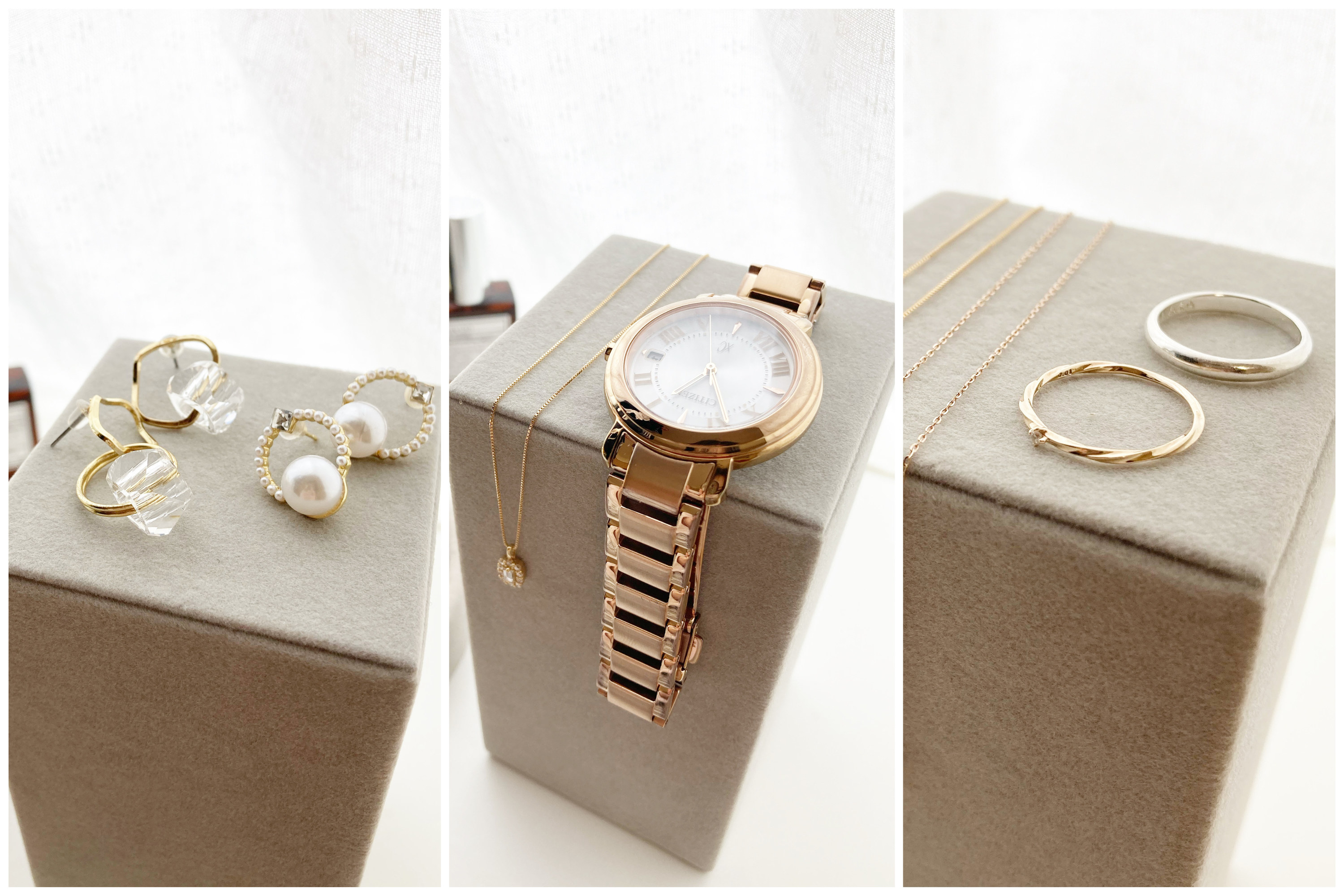 DAISO(ダイソー)のアクセサリー収納「ディスプレイブロック長方形」