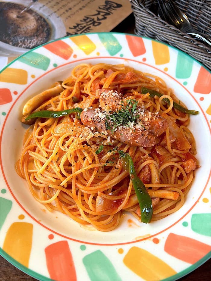 星乃珈琲店のおすすめメニュー「ごちそうナポリタン」