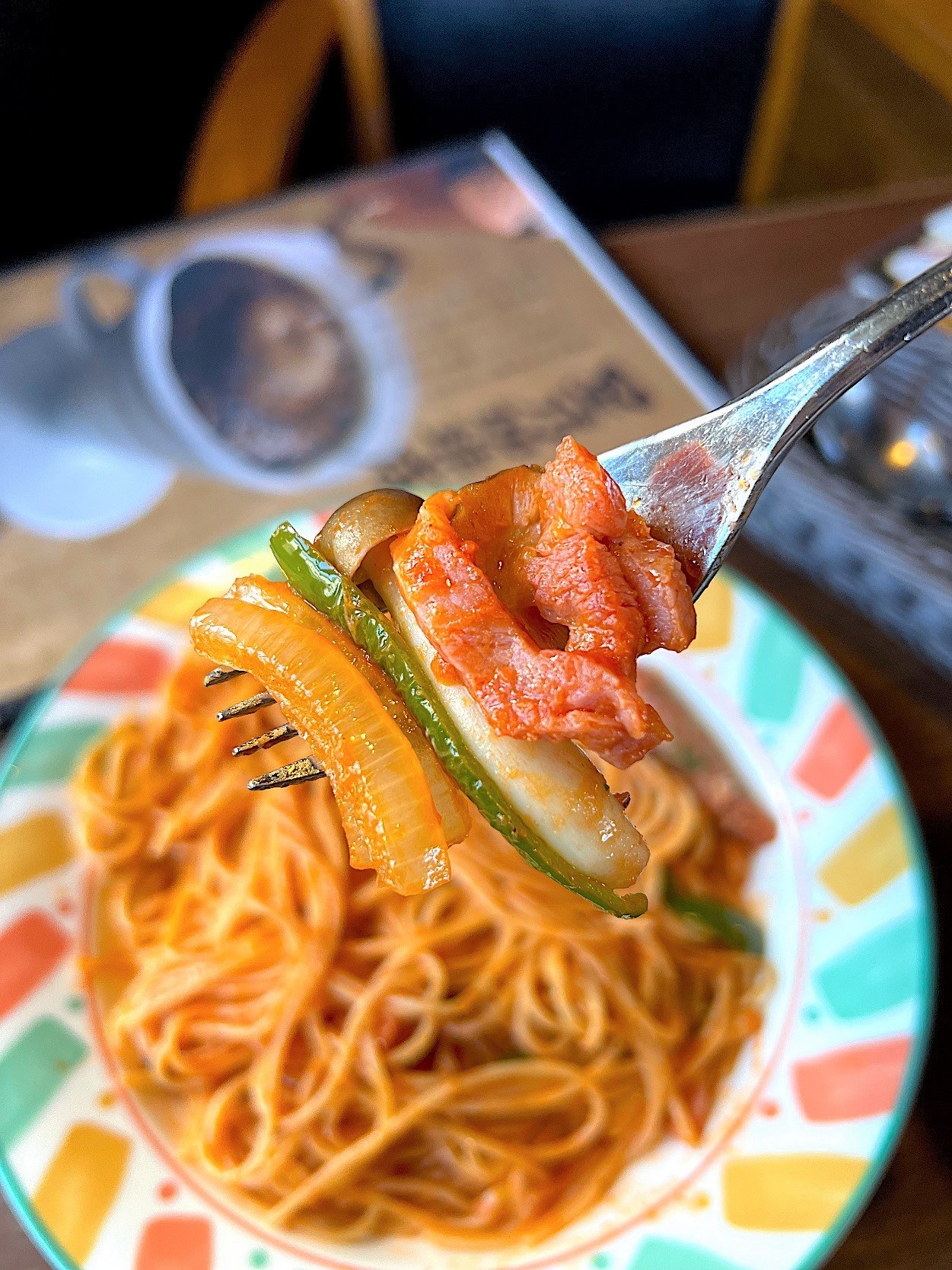 星乃珈琲店のおすすめメニュー「ごちそうナポリタン」