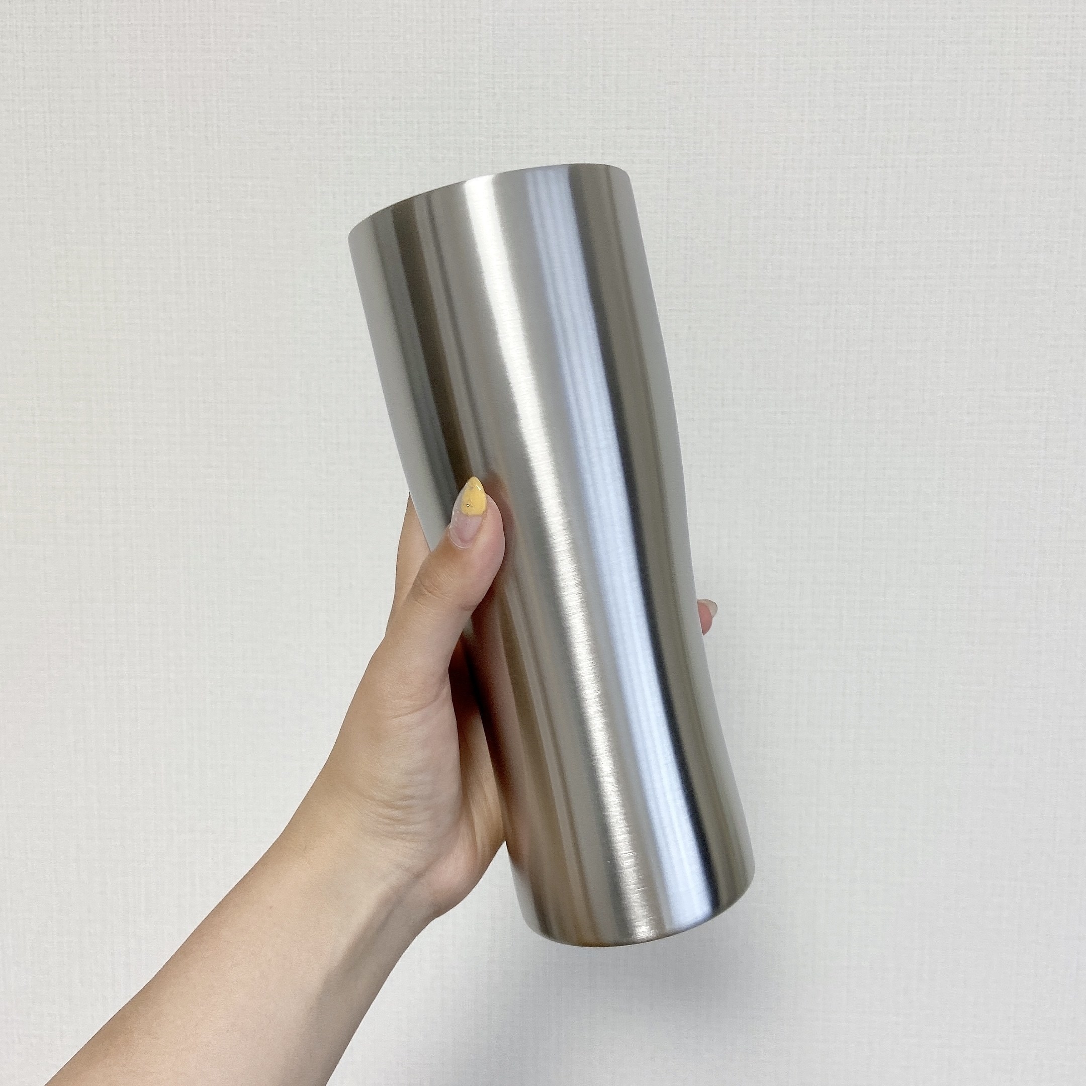 ニトリのおすすめ食器「ステンレスタンブラー シルバー」