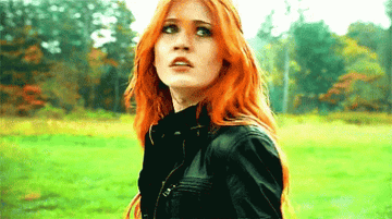 Clary in "Shadowhunters"
