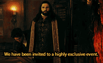 Nandor saying he has been invited to a Superbowl party in &quot;What We Do In The Shadows&quot;