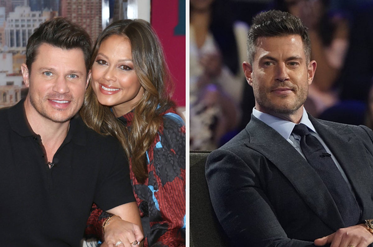 Nick Lachey Defends Love Is Blind From The Bachelor Host Jesse Palmer's  Shade